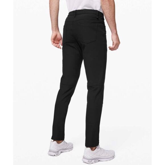 Lululemon ABC Slim Fit Black Warpstreme 37” Tall Golf Pants - Picture 2 of 7